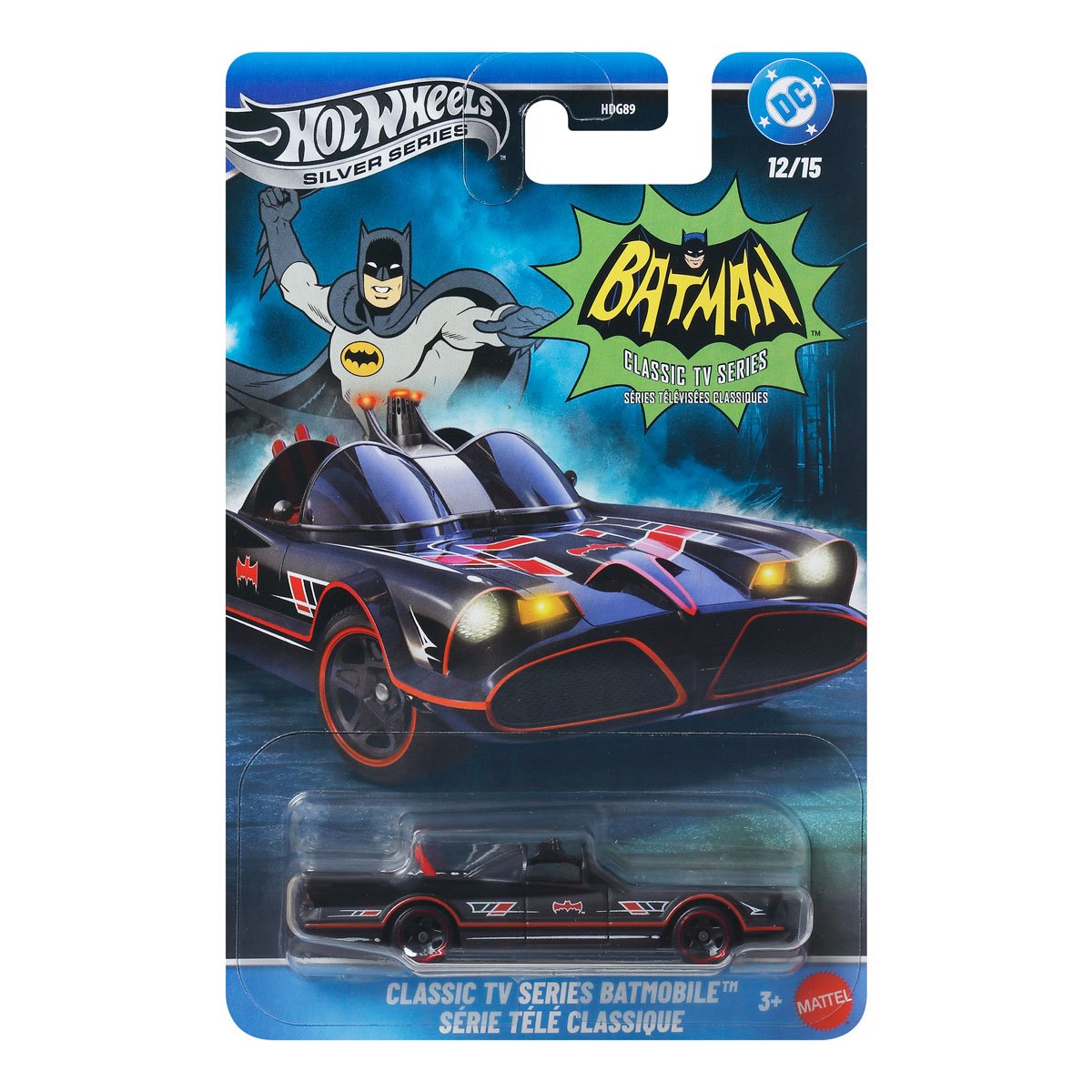 Hot Wheels 2026 DC Comics Batman-Themed Set III Silver Celebration Series 1:64 Scale - Set Of 5 Cars