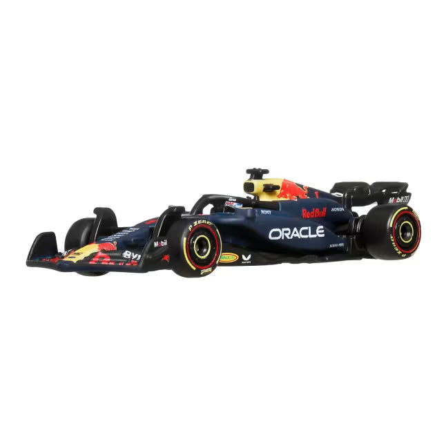 Hot Wheels Race Team Oracle Red Bull Racing - RB20 (#1) 1:64 Scale Premium Die-Cast Formula 1 Collectible Toy Race Car with Real Riders Tires & Metal/Metal Body & Chassis for Collectors