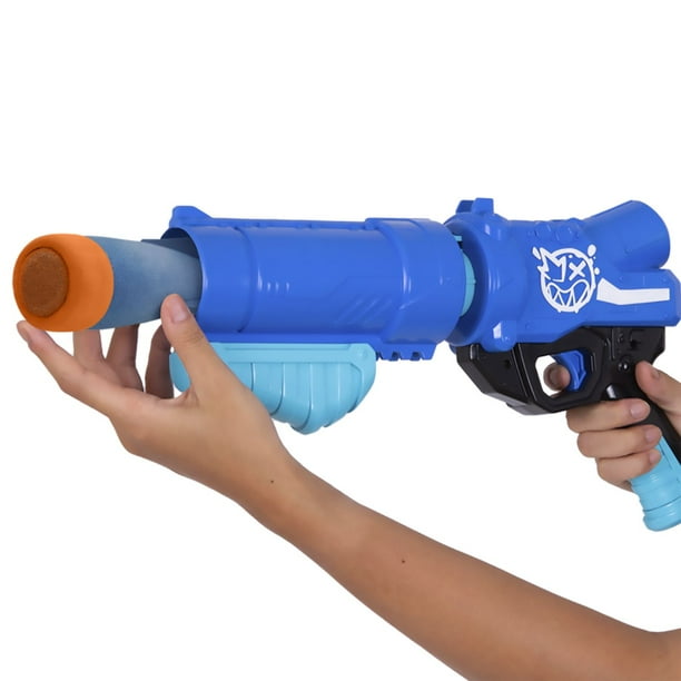 Color Clash Atomic Launcher with Extra Ammo, Chalk Filled Rocket, Pump Action, Ages 8 and up