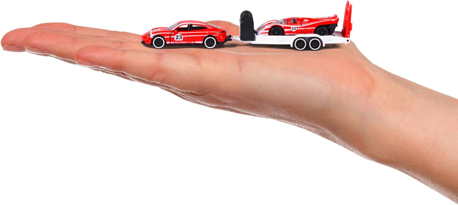 Majorette Porsche Race Trailer Assortment For Kids & Collectors Styles & Design May Vary
