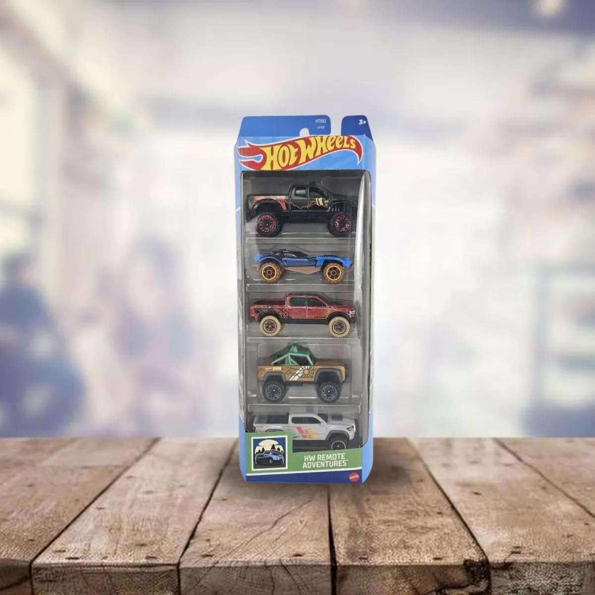 Hot Wheels 5 Car Gift Pack - HW Remote Adventure Pack of 5 For Kids & Collectors