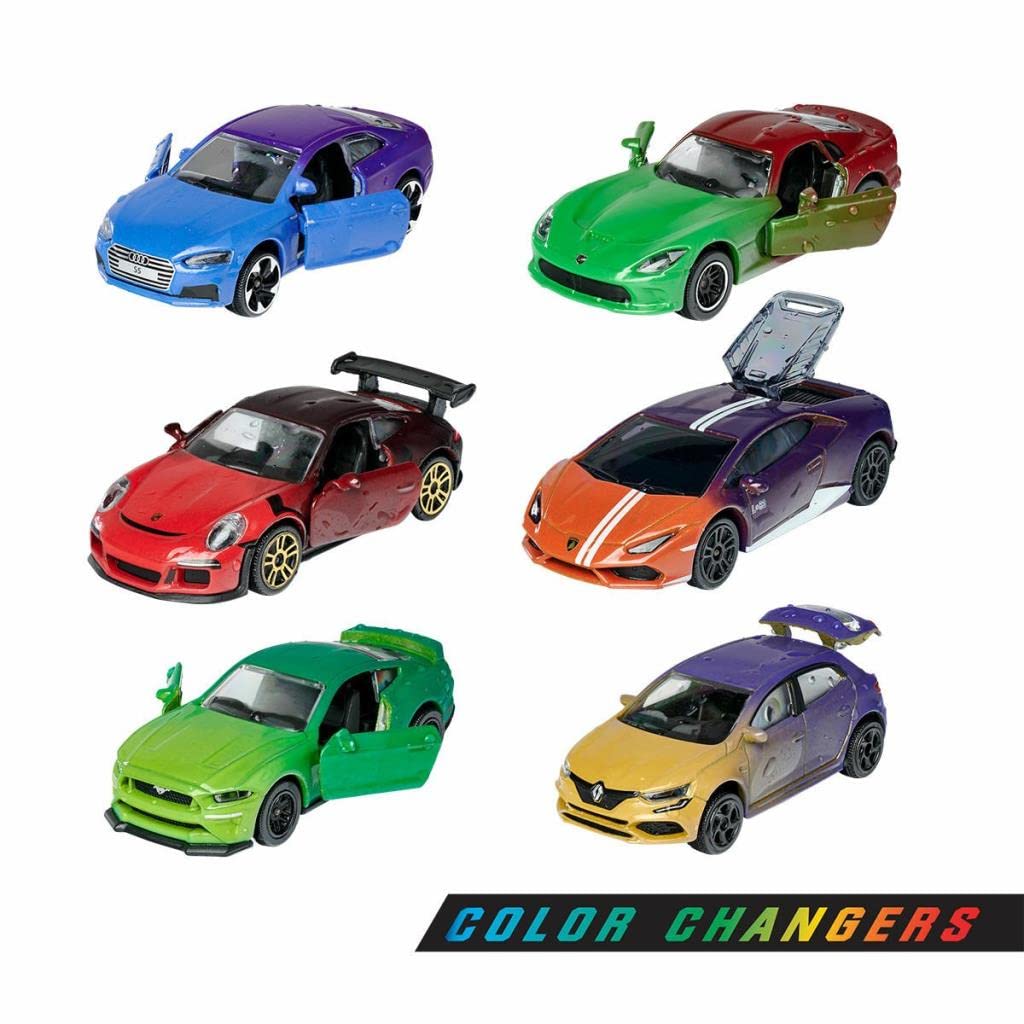 Majorette Limited Edition 6 Color Changers Series - Design & Style May Vary, Only 1 Model Included