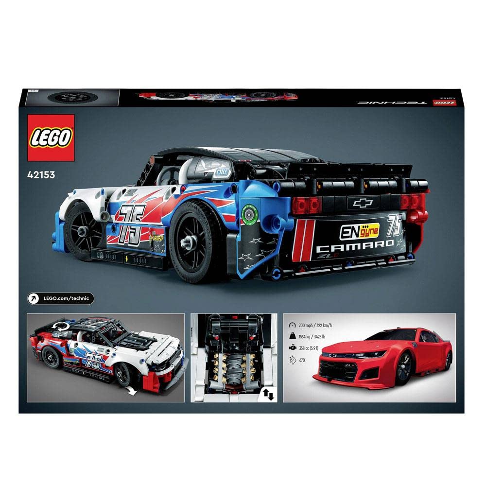 LEGO Technic Nascar Next Gen Chevrolet Camaro Zl1 Building Kit for Ages 9+