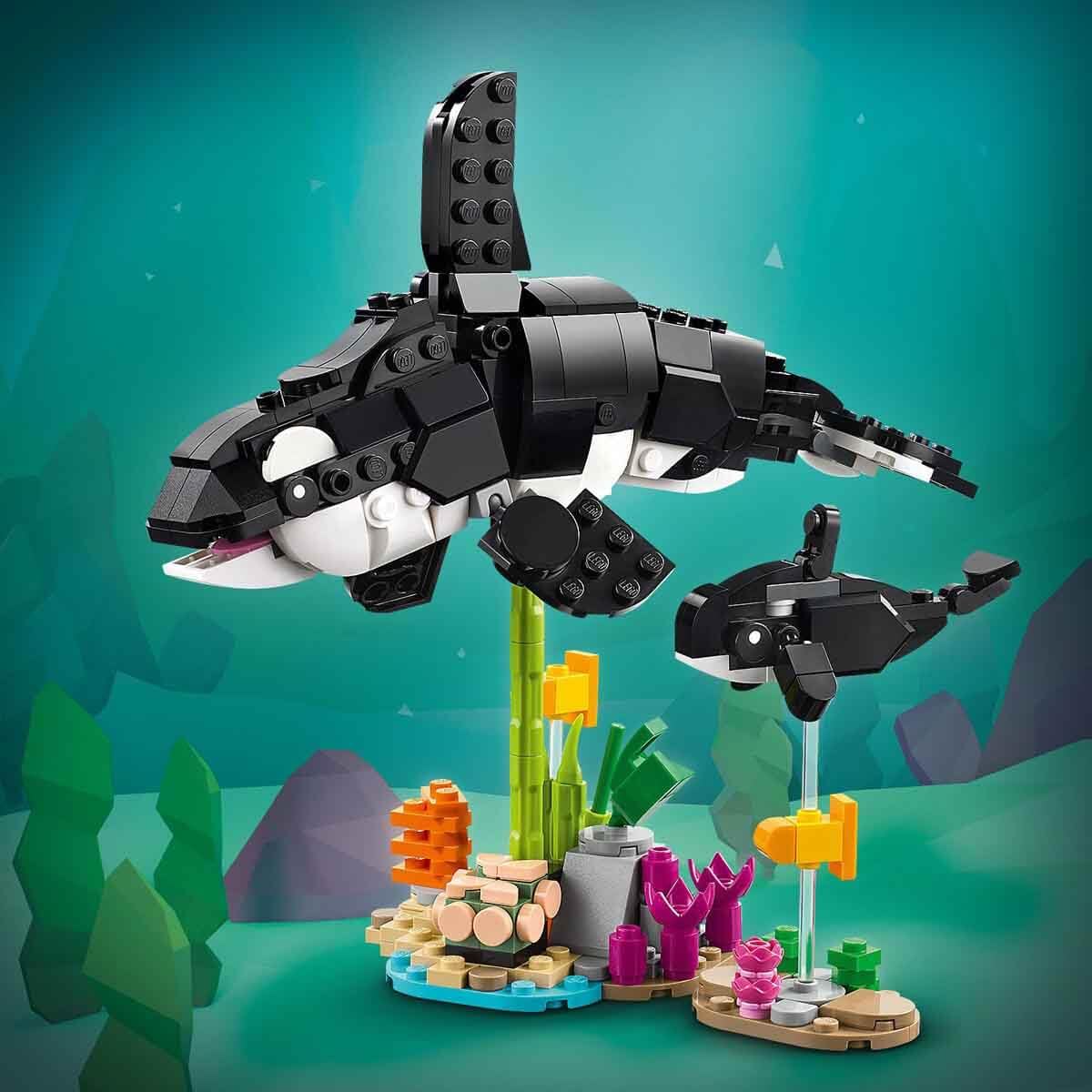 LEGO Creator 3in1 Wild Animals Panda Family Toy Building Kit For Ages 8+