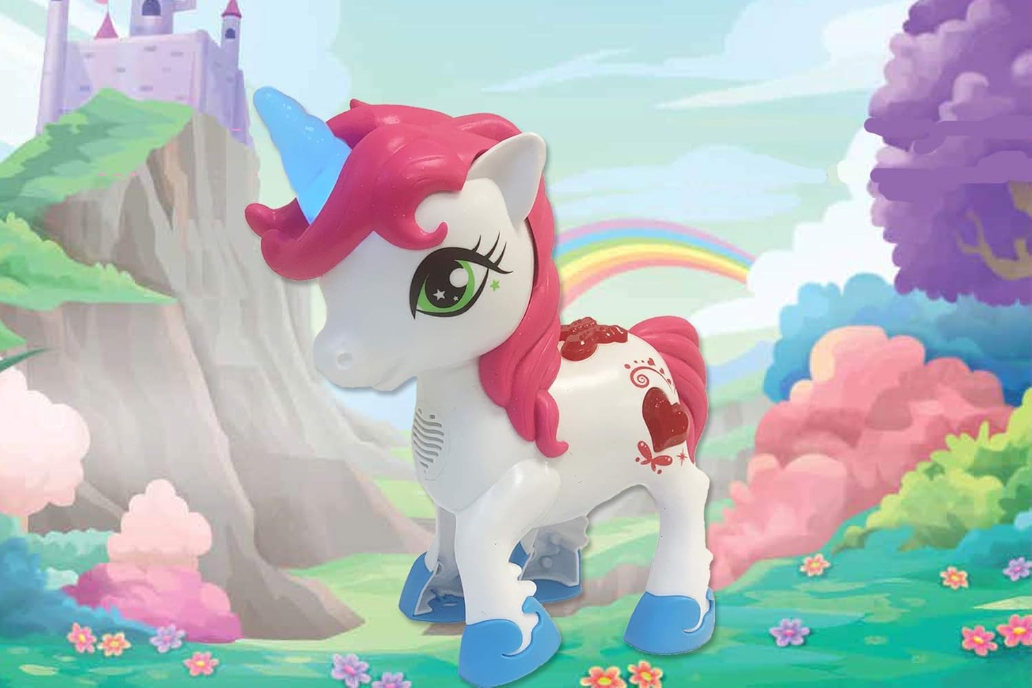 Dragon-I Little Unicorn - Touch & Talk Interactive Toy for Kids Ages 3+, (Multicolor)