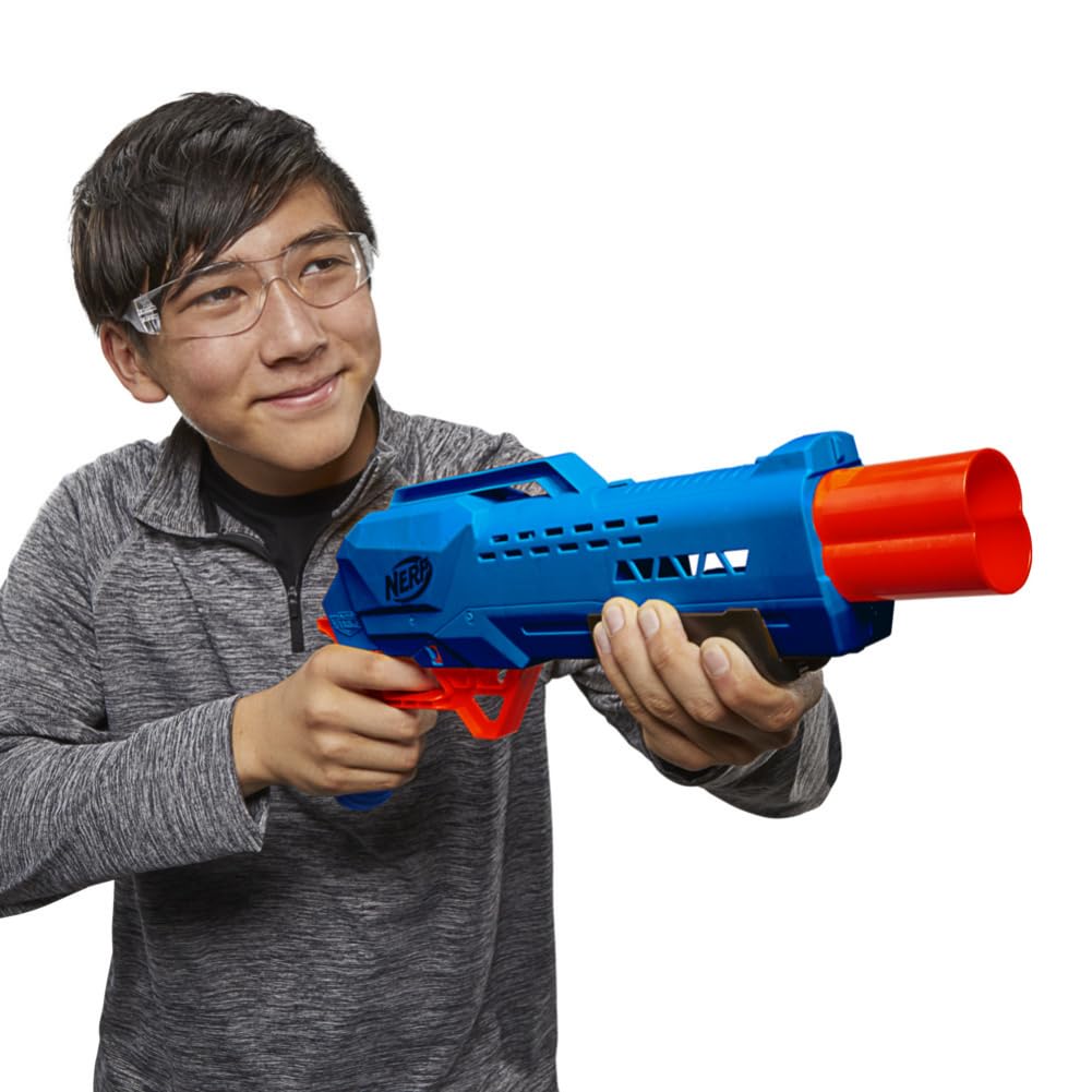 Nerf Alpha Strike Big Cat Db-2 Blaster,Double-Barrel Blasting, Fires 2 Darts in A Row,Includes 8 Official Nerf Elite Darts,Multicolor