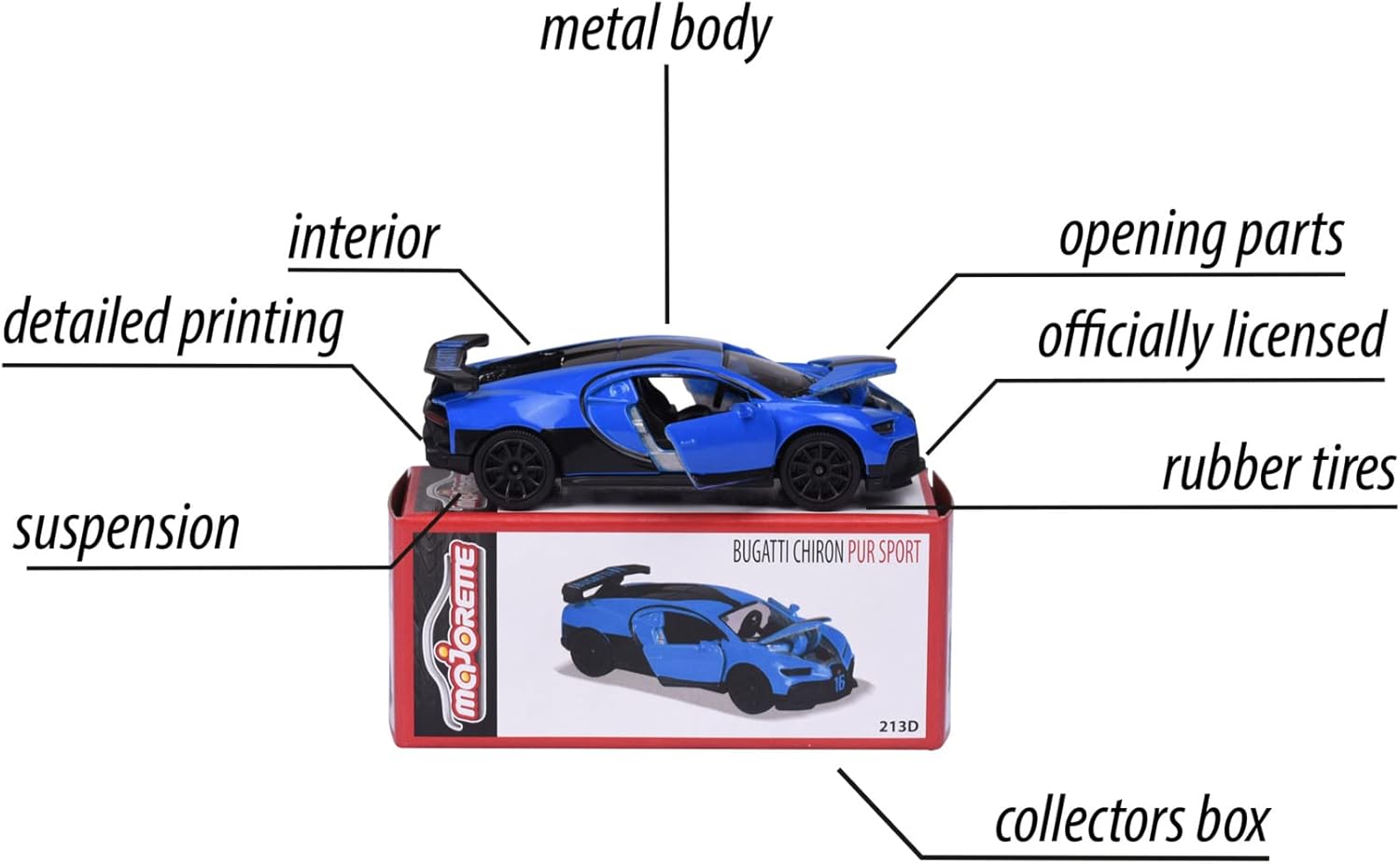 Majorette Deluxe Cars Series - Design & Style May Vary, Only 1 Model Included