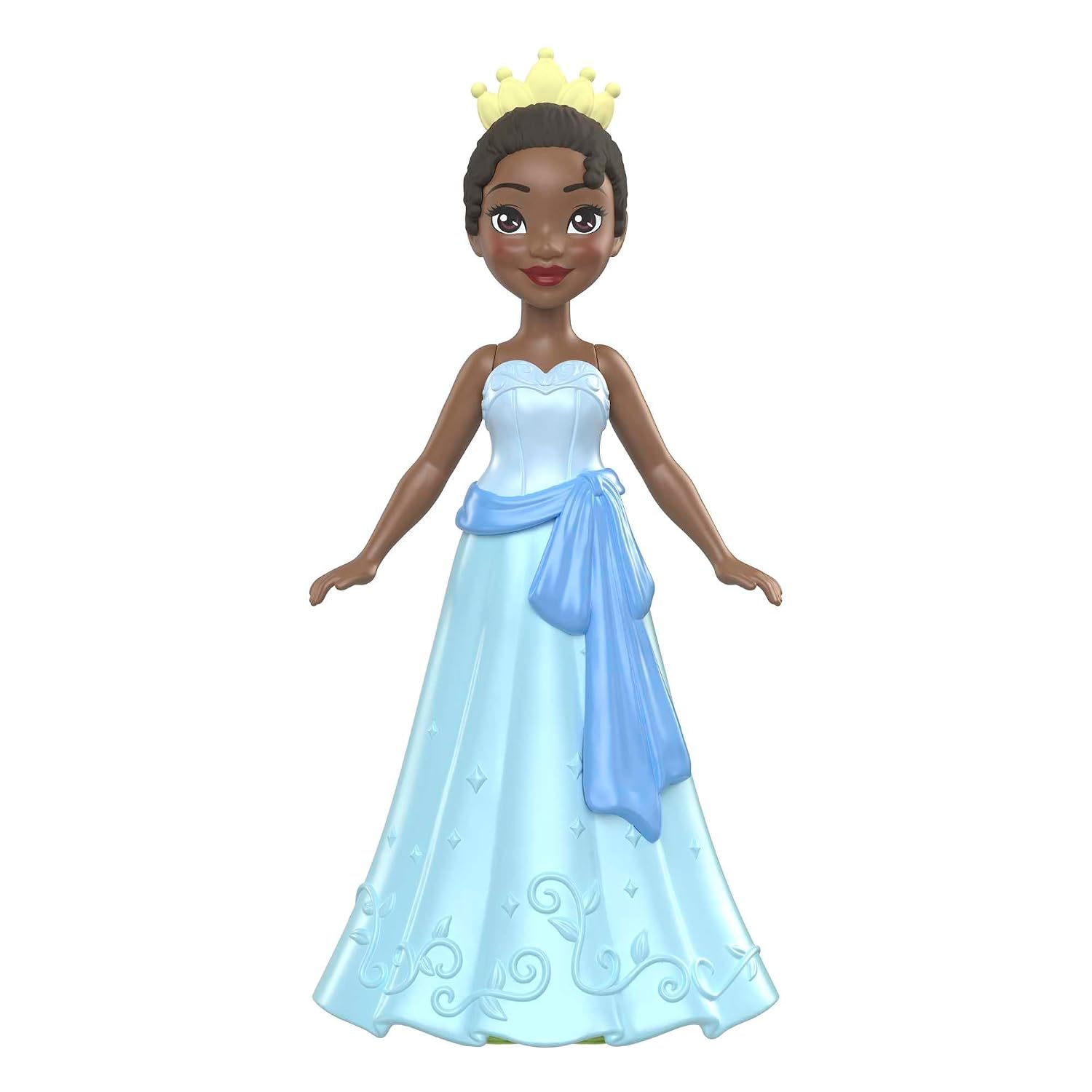 Disney Princess 6 Posable Small Dolls with 12 Signature Fashions and 6 Accessories Inspired by Disney Movies