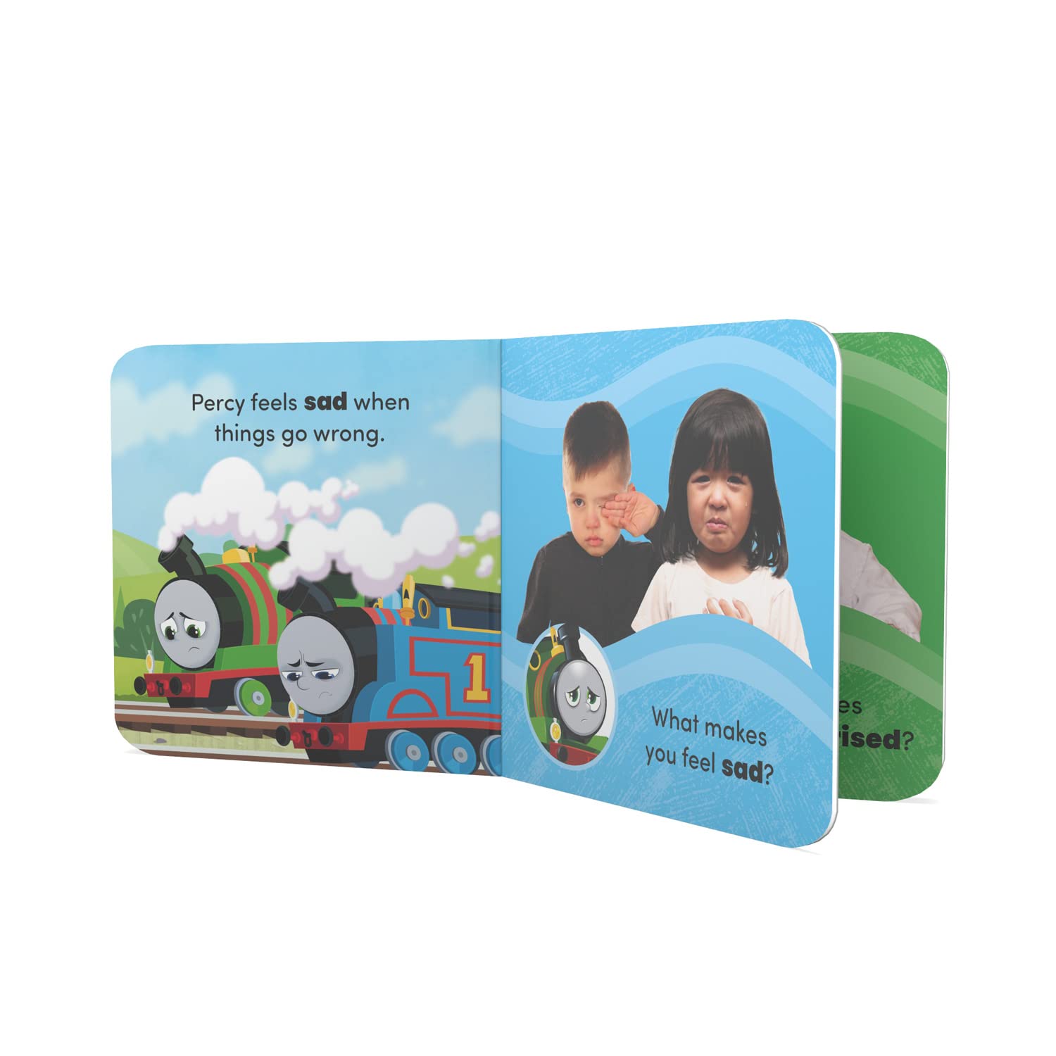 Thomas & Friends: Feelings A Mirror Book About Emotions Board Book for Ages 18 months Above