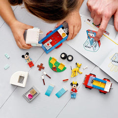 LEGO Disney Mickey and Friends – Mickey Mouse and Minnie Mouse’s Camping Trip Building Kit for Ages 4+