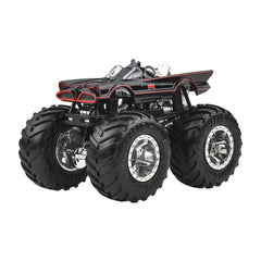 Hot Wheels Monster Trucks 1:64 Scale Demolition Doubles 2 Pack Collection, DC Batman Vs Batman Classic TV Series