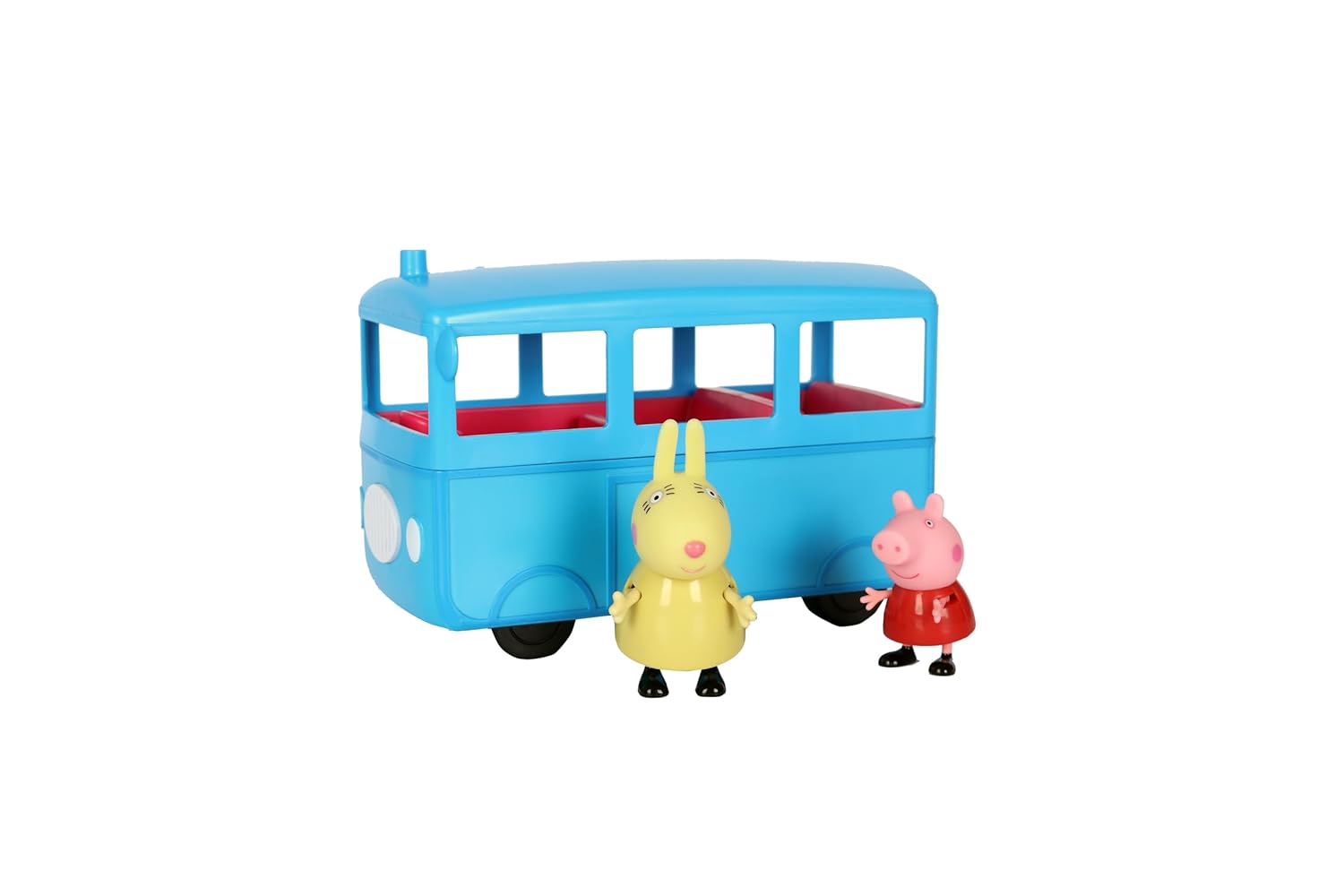 PEPPA PIG Peppa's School Bus with Sound Effects, Includes 2 Figures, Preschool Toys for Girls and Boys 3 Years and Up