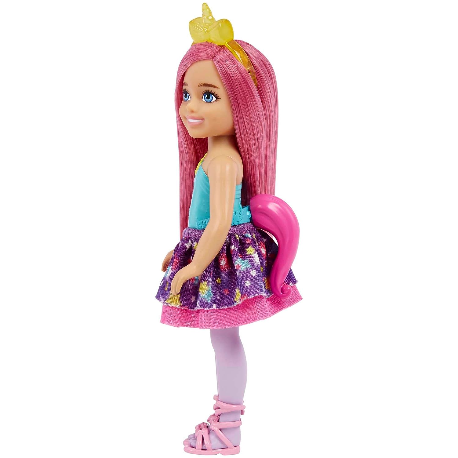 Buy Barbie Dreamtopia Chelsea Small Doll with Gazebo Swing, Kitten