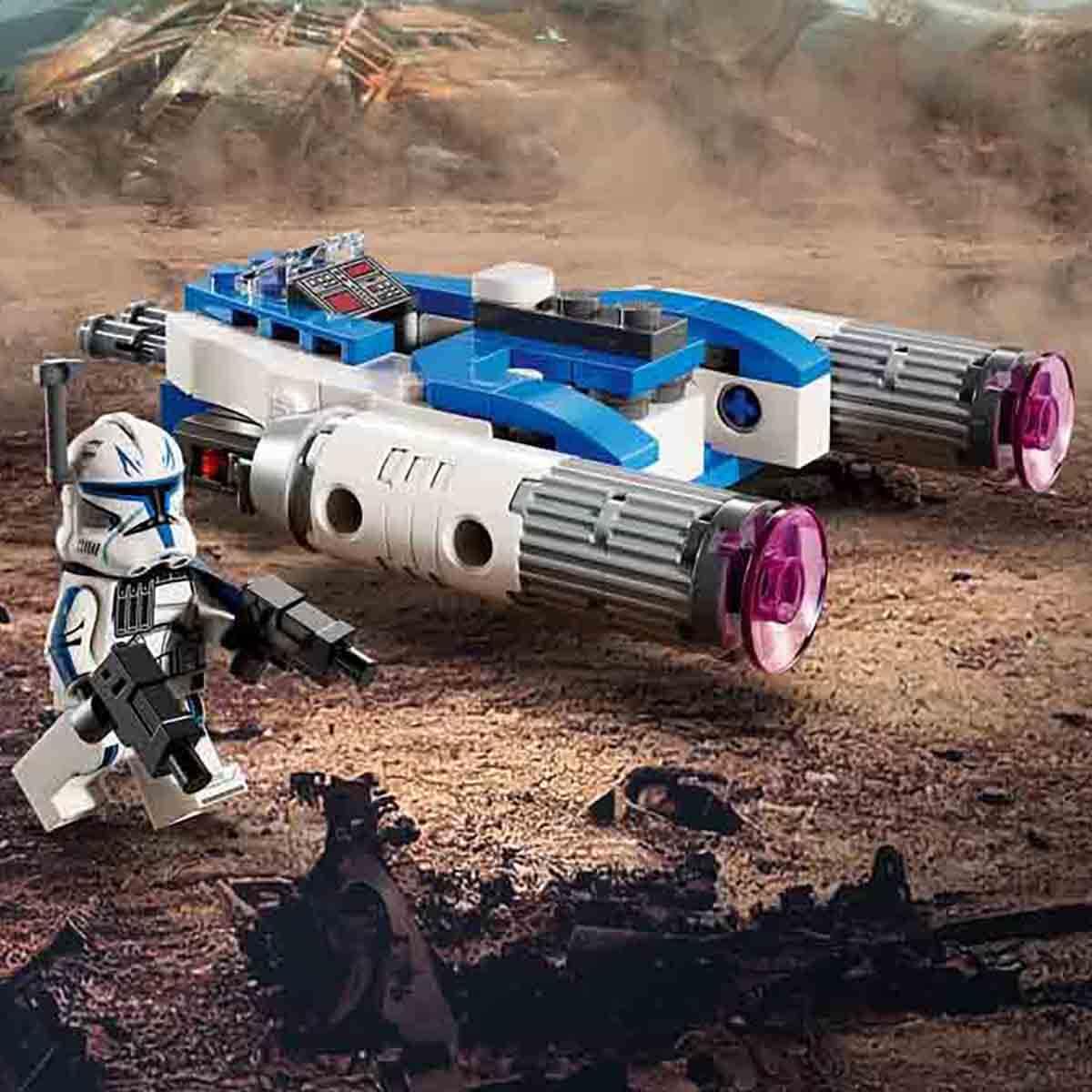LEGO Star Wars Captain Rex Y-Wing Microfighter Set for Ages 6+