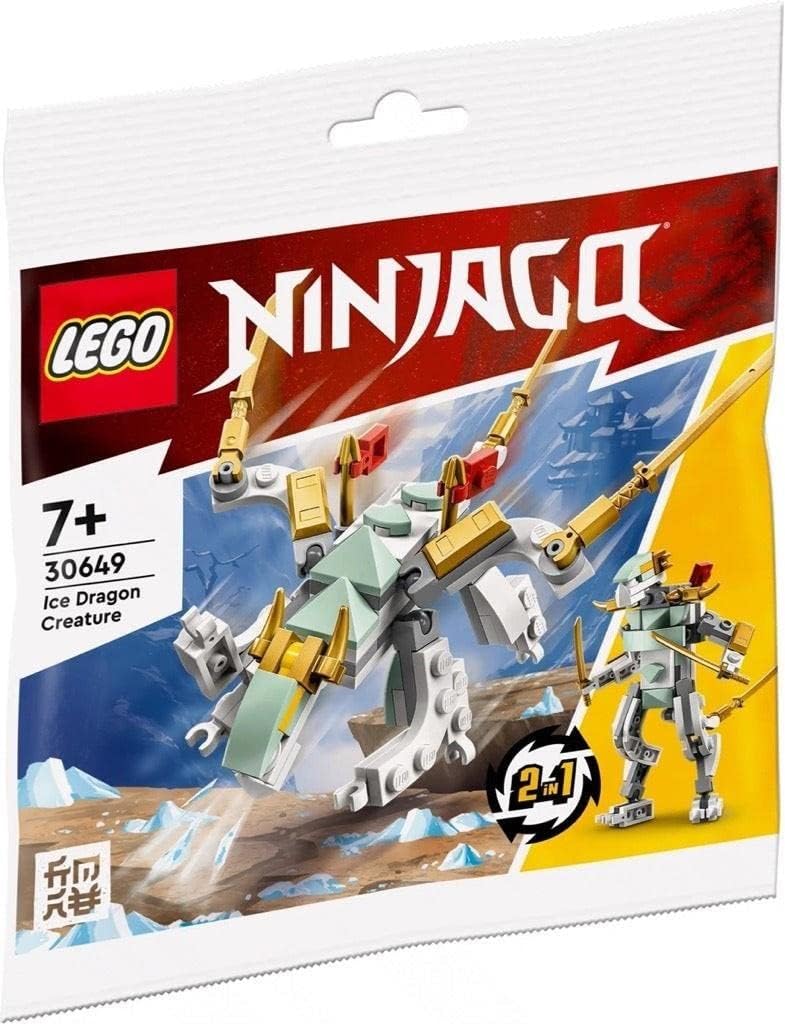 LEGO NINJAGO Ice Dragon Creature Building Kit for Ages 7+