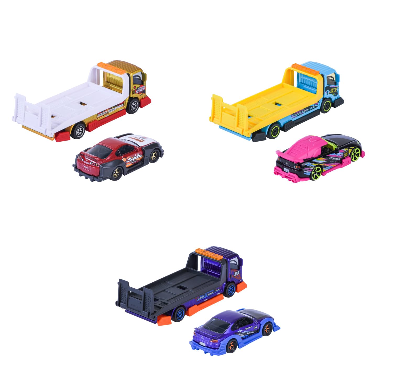 Majorette Auto JDM Legends Tuning Transporter Playset with Vehicles for Kids & Collectors Styles & Design May Vary - Only 1 Model Included