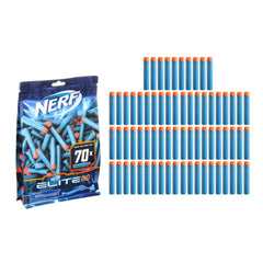 Nerf Elite 2.0 70-Dart Refill Pack,70 Official Foam Darts,Compatible with All Nerf Blasters That Use Elite Darts