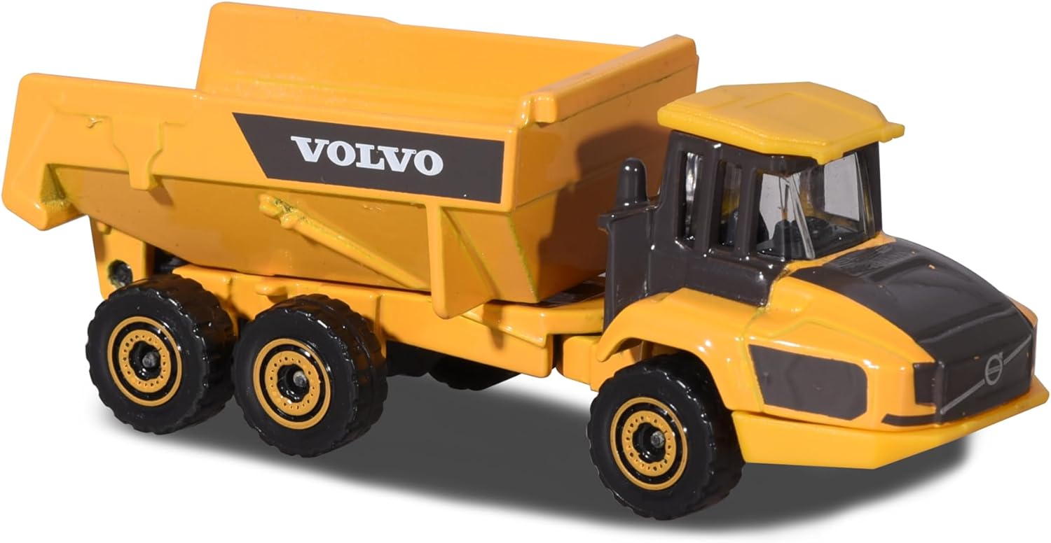 Majorette Volvo Construction Series With 6 Different Vehicle For Kids & Collectors Styles & Design May Vary