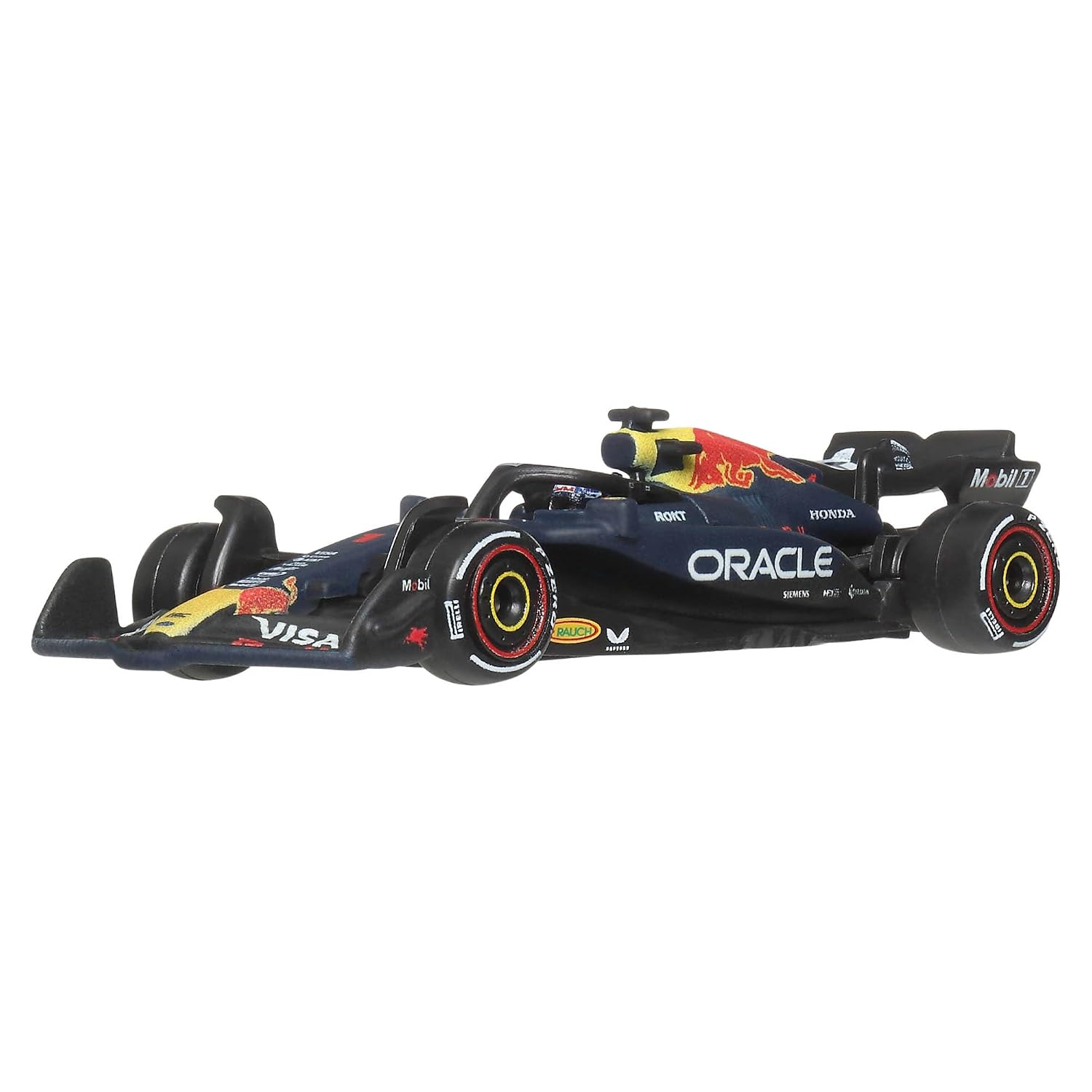 Hot Wheels Race Team Oracle RED Bull (#1) 1:64 Scale Premium Die-Cast Formula 1 Collectible Toy Race Car with Real Riders Tires & Metal/Metal Body & Chassis for Collectors