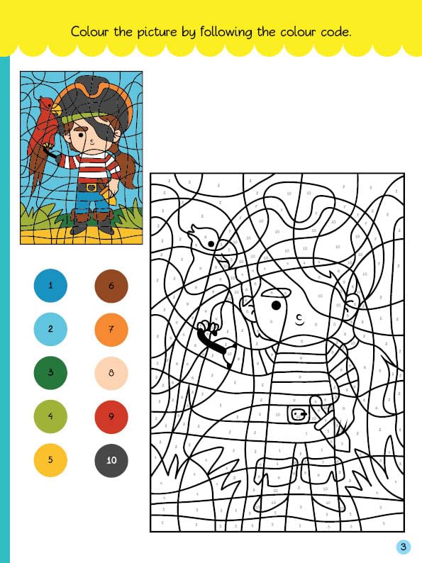 Booktopus My Big Sticker and Activity Book 4 for Kids Ages 4+