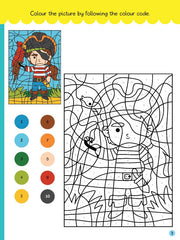 Booktopus My Big Sticker and Activity Book 4 for Kids Ages 4+