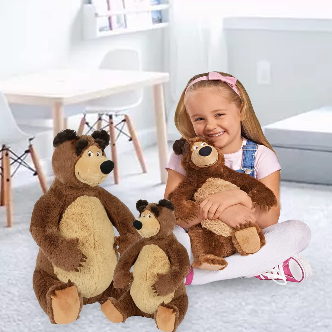 Simba Masha and The Bear 50cm Plush Soft Teddy Bear for Kids