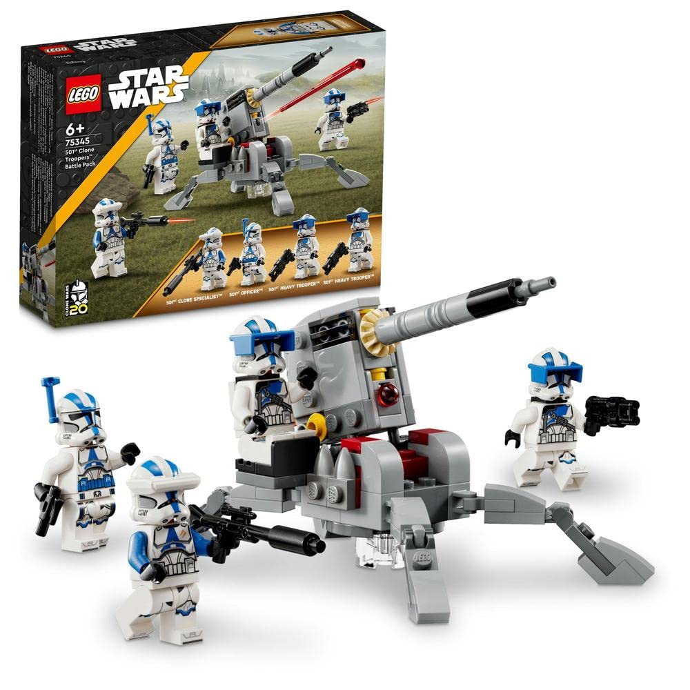 LEGO Star Wars 501st Clone Troopers Battle Pack Building Kit for Ages 6+