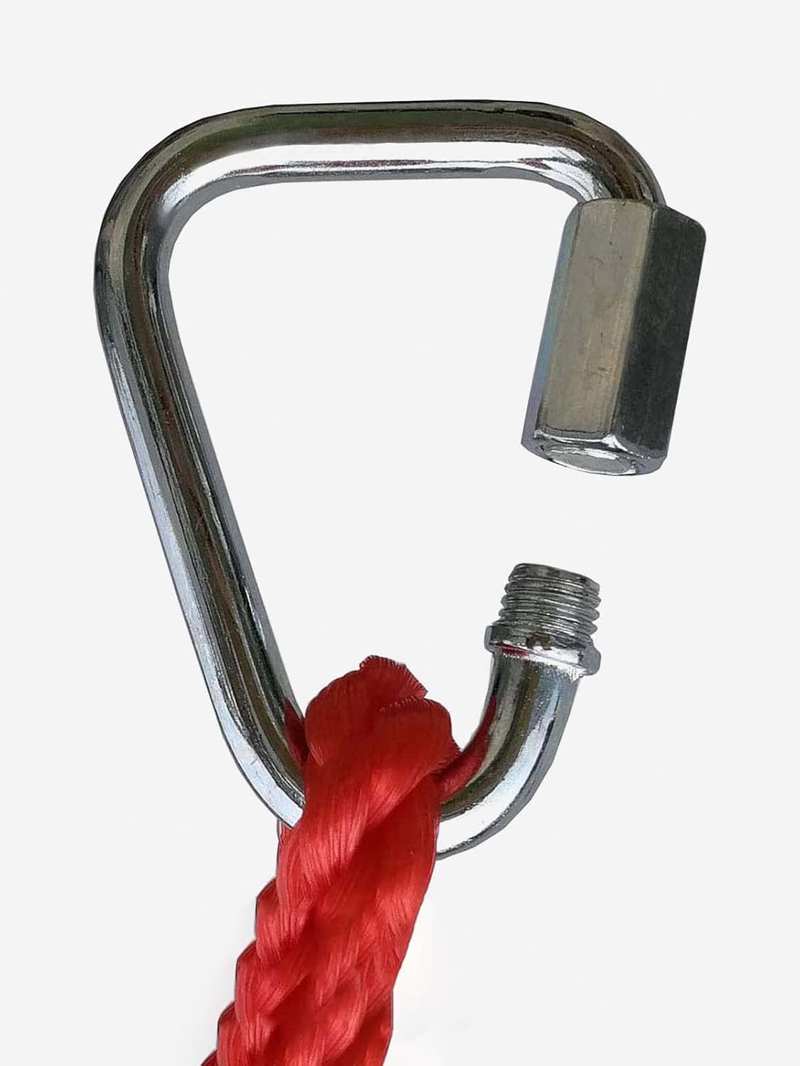 REZNOR Triangle Rings Swing Set with Locking Delta Quick Links for Indoor Jungle Gym Play Set, Blue