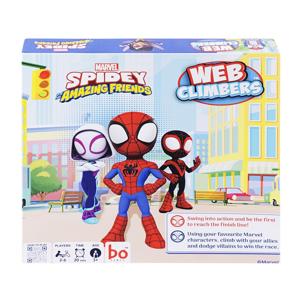 BO Games Marvel Spidey and His Amazing Friends Activity board games Ages 3 and Up