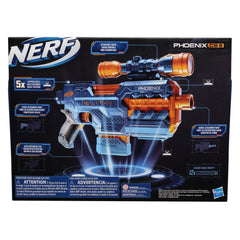 Nerf Elite 2.0 Phoenix Cs-6 Motorized Blaster, 12 Darts, 6-Dart Clip, Scope, Tactical Rails