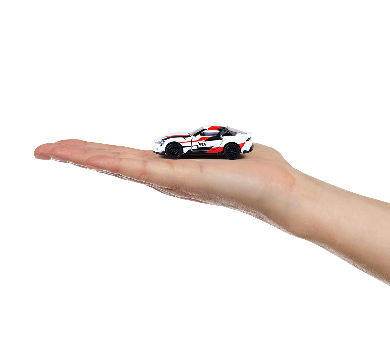 Majorette Japan Racer 5 Pack Set - Licensed Toyota Models Metal Toy Car with Freewheel, Suspension & Opening Parts for Kids & Collectors