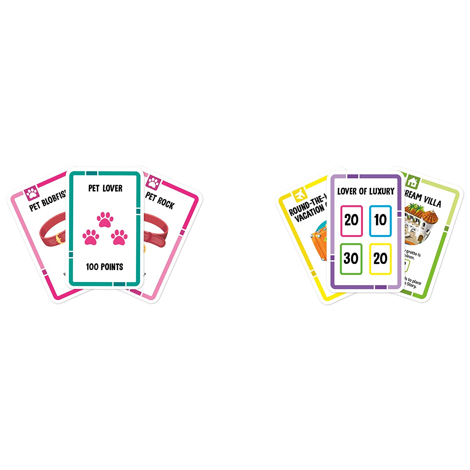 Hasbro Gaming The Game of Life Goals Card Game for Families and Kids Ages 8 and Up
