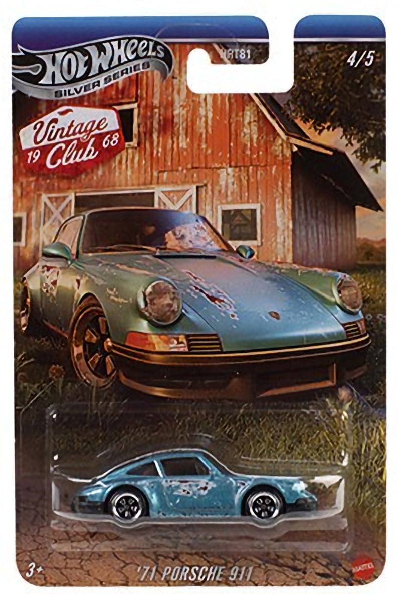 Hot Wheels 2026 Vintage Club Grand Prix Silver Celebration Series 1:64 Scale - Set Of 5 Cars