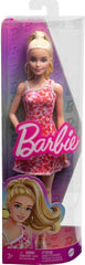 Barbie Fashionistas Doll with Blond Ponytail And Floral Dress #205 for Kids Ages 3+ (HJT02)