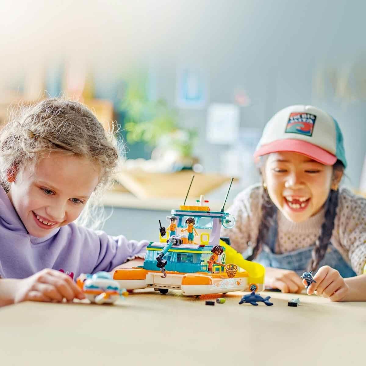 LEGO Friends Sea Rescue Boat Building Kit For Ages 7+