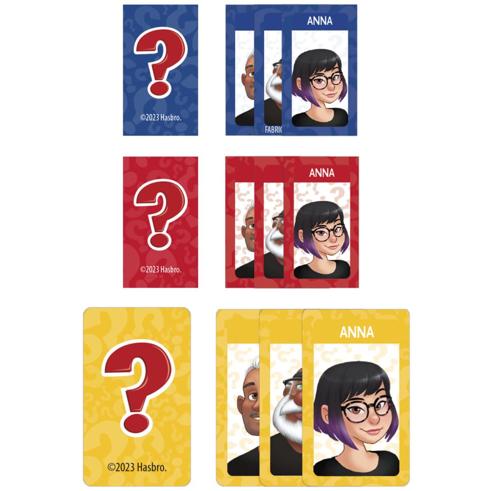 Hasbro Gaming Guess Who Hasbro Grab and Go Game, Original Guessing Game for Kids Ages 6 and Up, Portable 2 Player Game, Travel Game for Kids