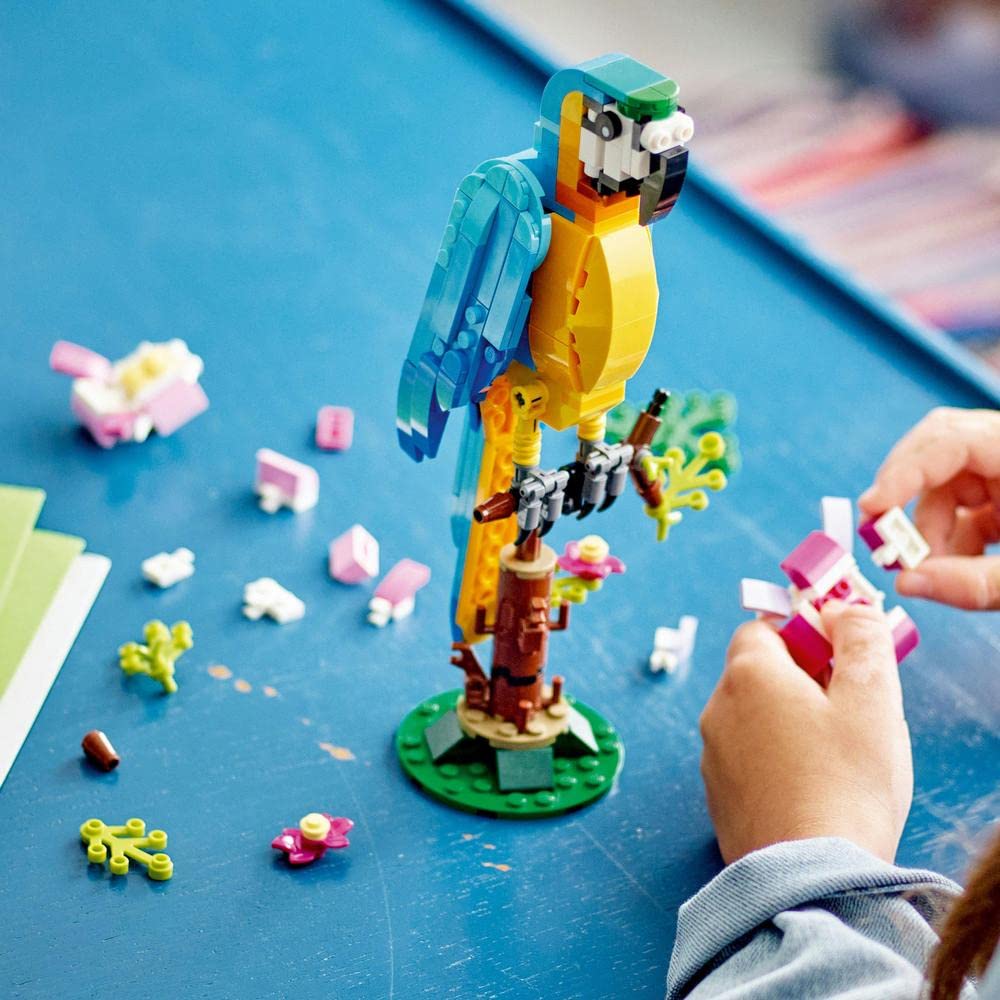 LEGO Creator 3In1 Exotic Parrot Building Kit for Ages 7+
