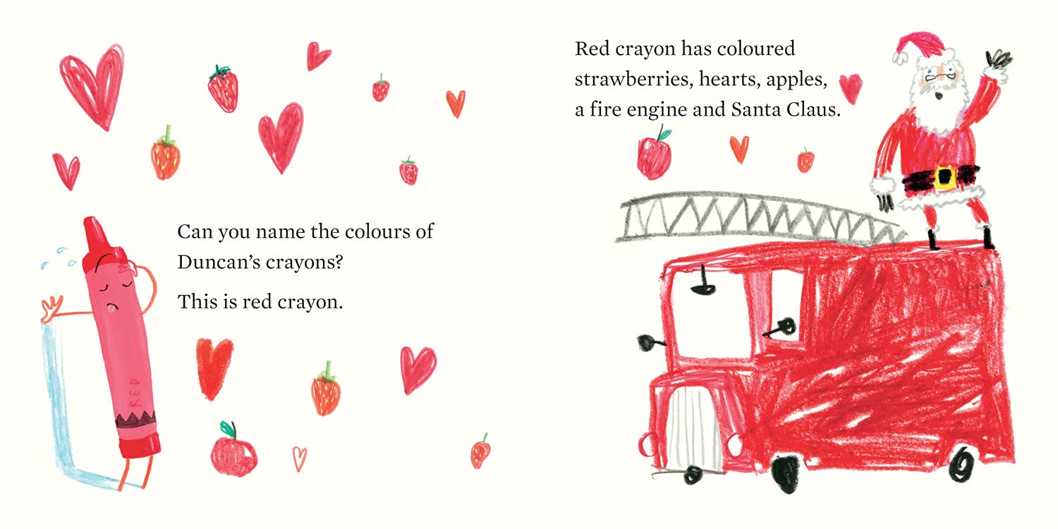 Oliver Jeffers The Crayons'’ Book Of Colours Board Book for ages 3+