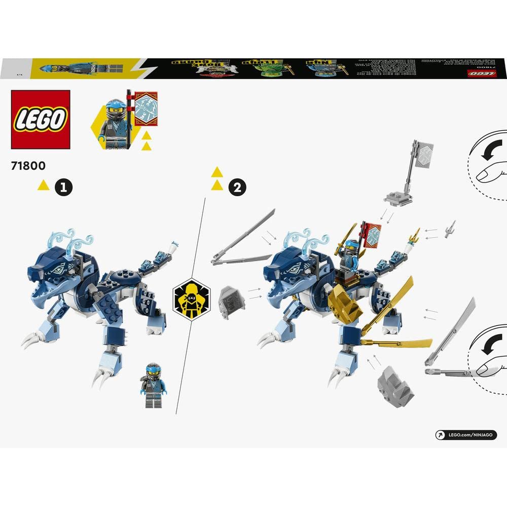 LEGO Ninjago NYA’s Water Dragon EVO Building Kit for Ages 6+