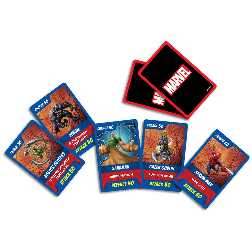 BO Games Spider- Man Edition Clash Card Game For Kids Ages 8+