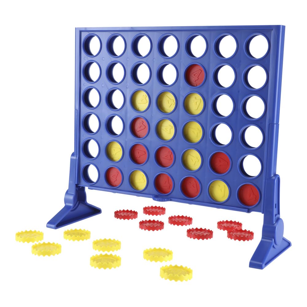 Hasbro Gaming The Classic Game of Connect 4 Strategy Board Game for Kids; 2 Player Board Games for Ages 6 Years and Up