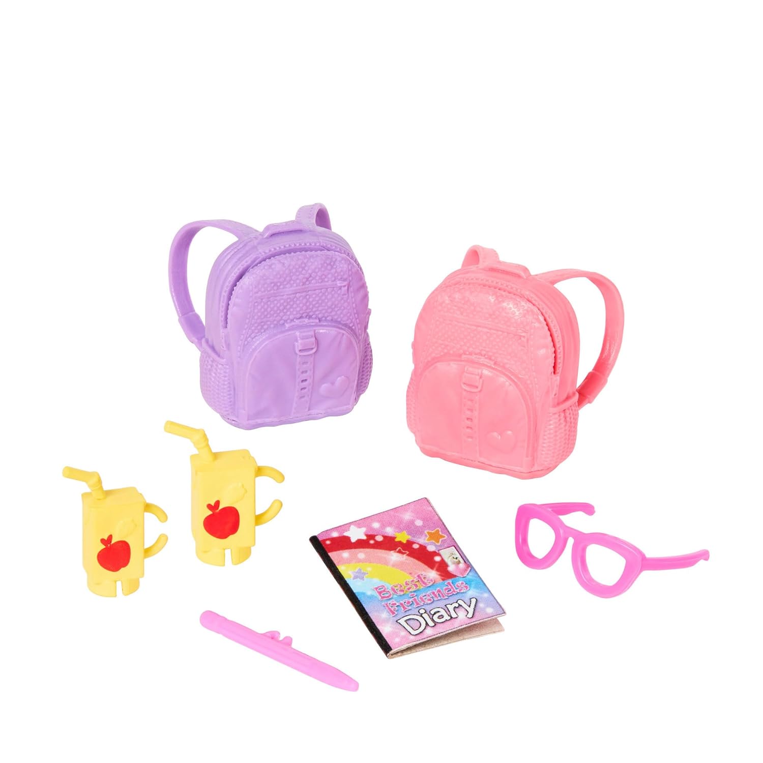 Barbie Chelsea Play Together Doll Pack with Best Friend Set of 2 Small Dolls in Removable Skirts & Shoes, Plus 7 Accessories for Kids Ages 3+