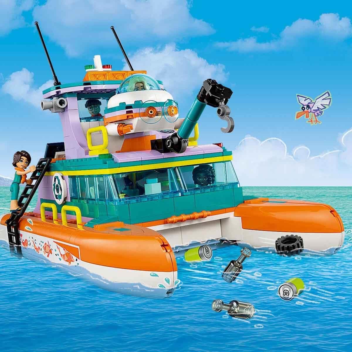 LEGO Friends Sea Rescue Boat Building Kit For Ages 7+
