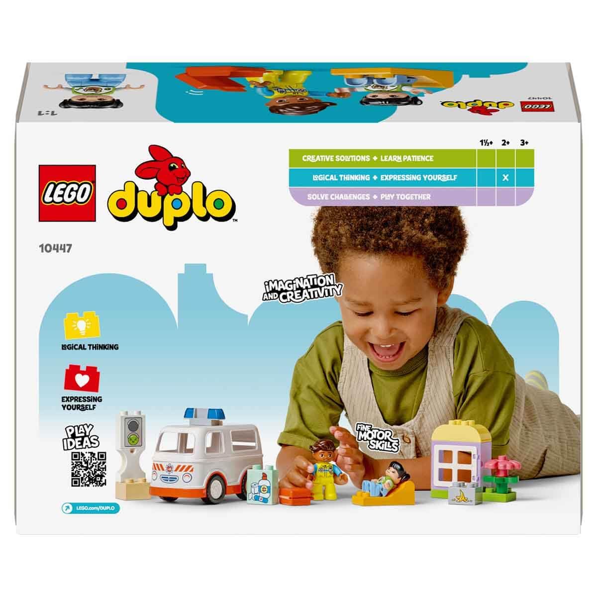 LEGO DUPLO Ambulance & Driver Set Building Kit For Ages 2+