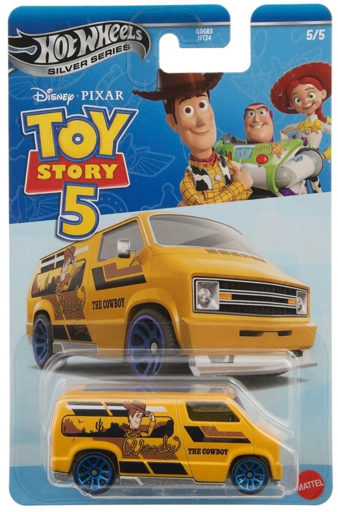 Hot Wheels Silver Series Toy Story 5 Custom '77 Dodge Van Toy Car for Ages 3+