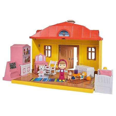 Simba Masha and The Bear Masha`s House Playset For Ages 3+