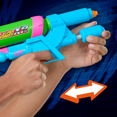Nerf Super Soaker XP35 Water Blaster, Air Pressurized System, 9 Fluid Ounce Tank, Water Toys - Pichkari for Outdoor Water Games, Branded Toy Pichkari for Holi Festival, Kids 6+