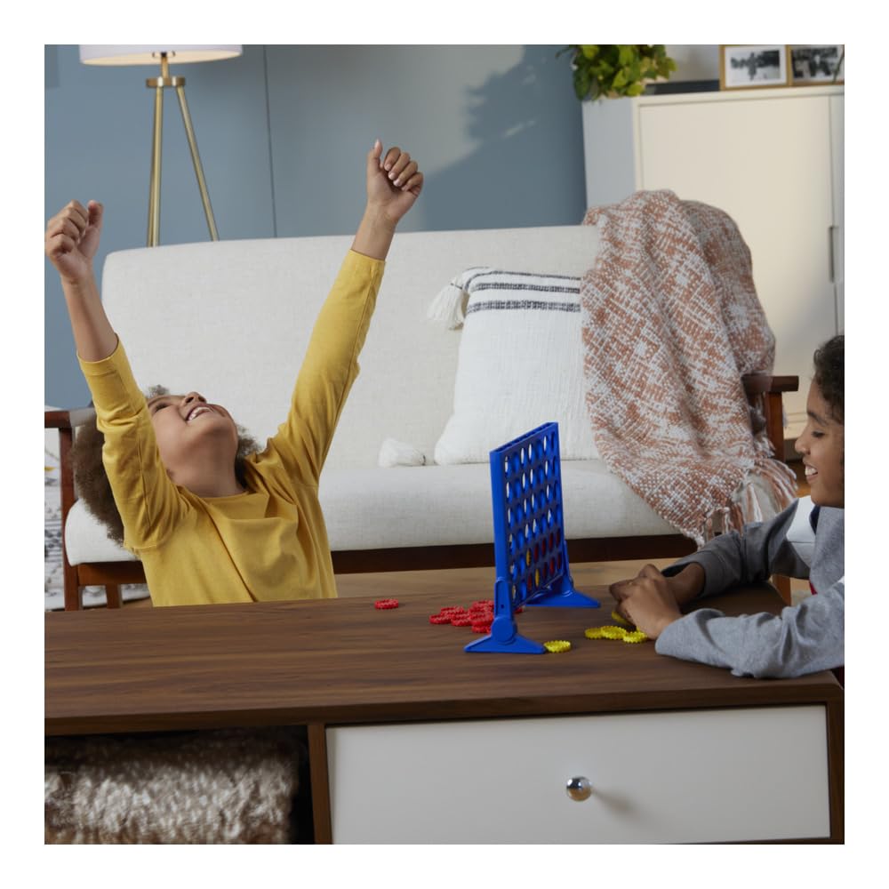 Hasbro Gaming The Classic Game of Connect 4 Strategy Board Game for Kids; 2 Player Board Games for Ages 6 Years and Up