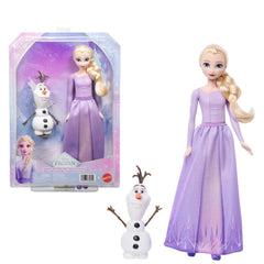 Disney Frozen Arendelle Elsa Doll With Olaf Figure for Kids Ages 3 Years & Up