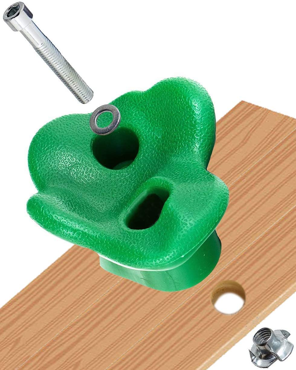 REZNOR Stone Textured Climbing Holds Rock Climbing DIY Kids Indoor and Outdoor Play Set, Pack of 30